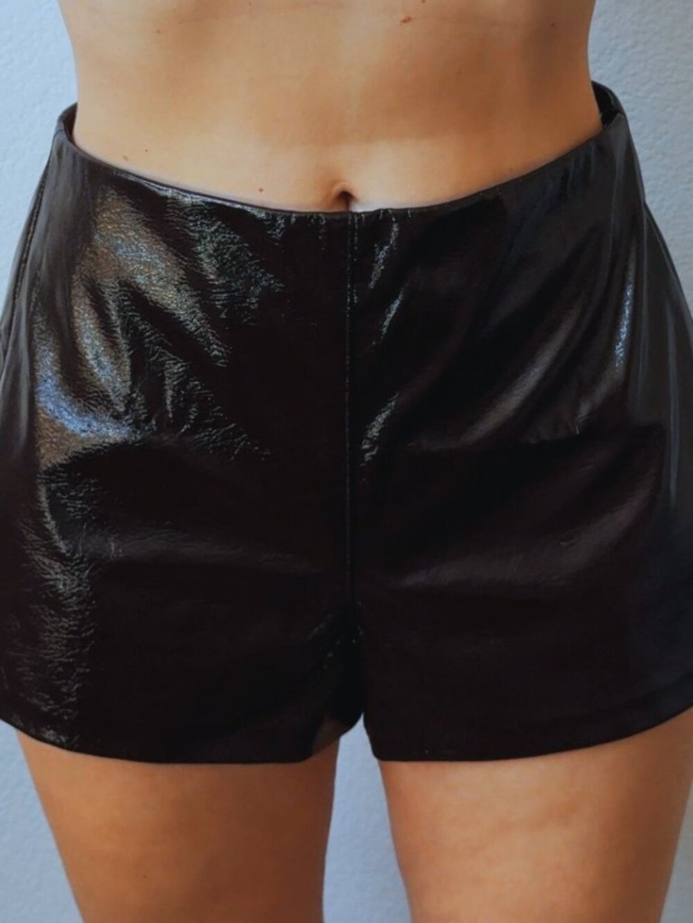 High-wasted | dark brown | M | Abercombie & Fitch Shorts